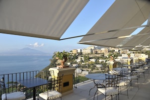 Breakfast, lunch, dinner served; Mediterranean cuisine, ocean views 