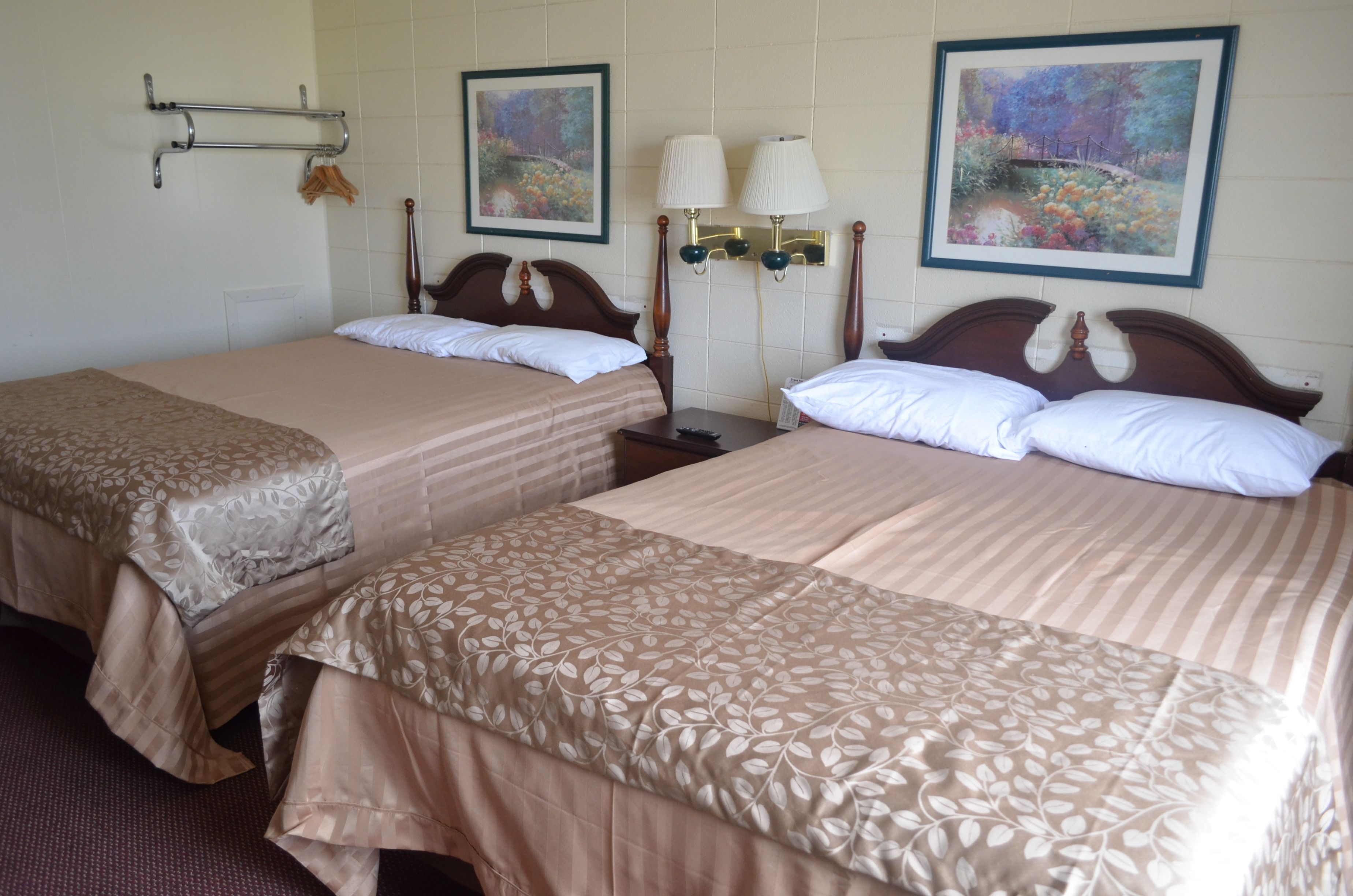 down duvets, free wifi, bed sheets