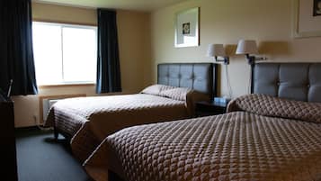 Blackout drapes, iron/ironing board, free WiFi