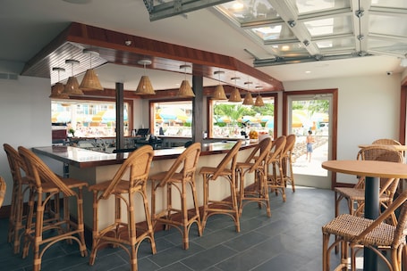Poolside bar. The Beach Shack