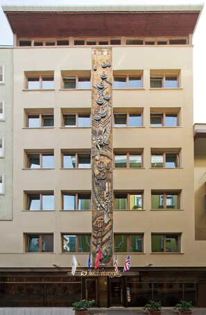 Fassade der Unterkunft