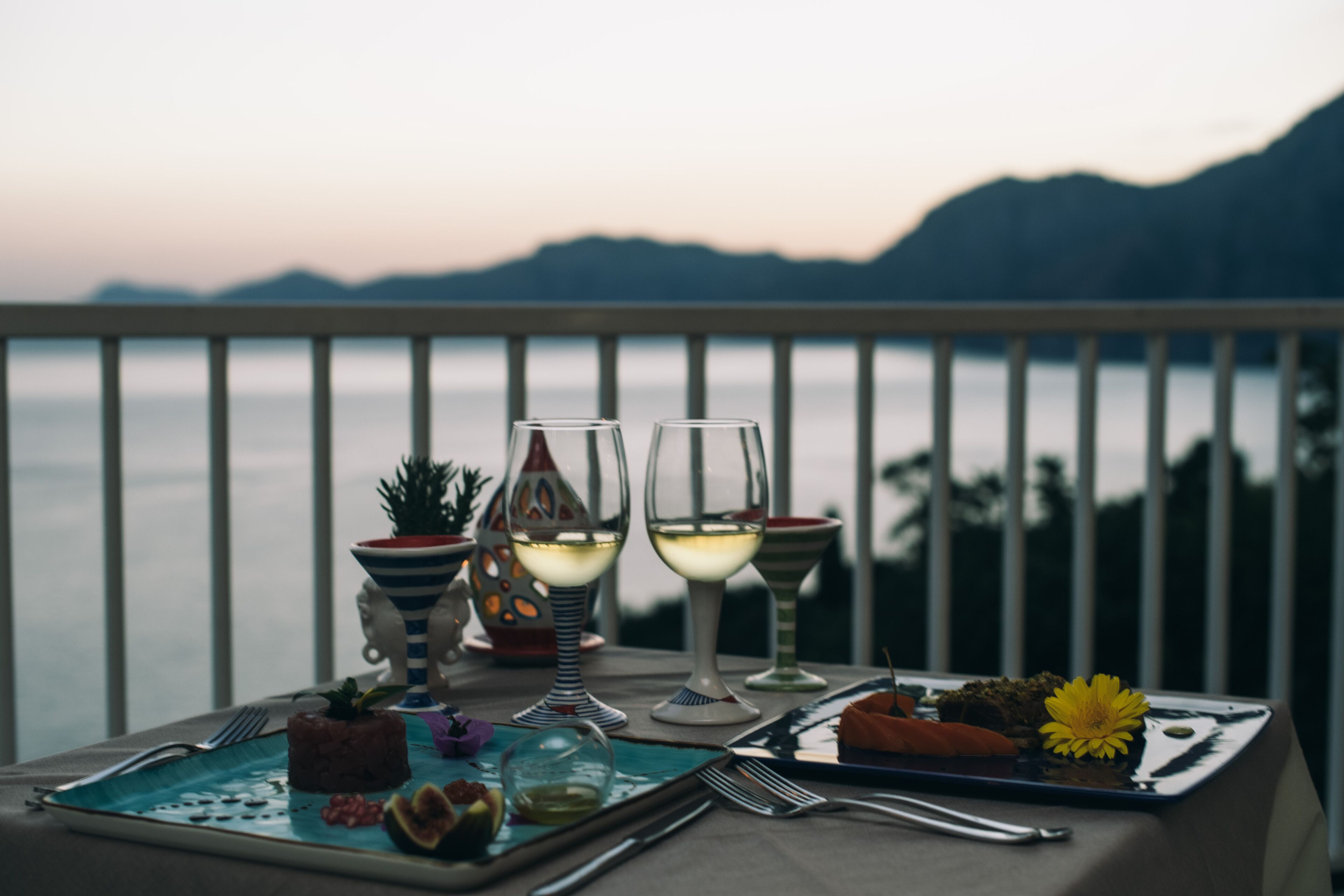 breakfast, lunch, dinner served; mediterranean cuisine, sea views