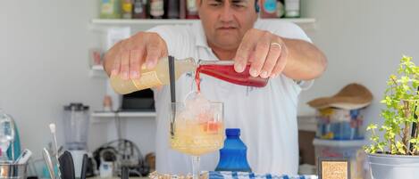 Poolside bar