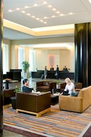 Área de estar no saguão