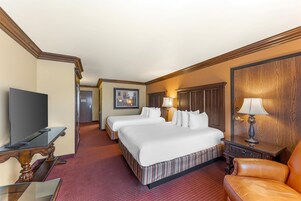 Executive Room, 2 Queen Beds, Non Smoking, Refrigerator & Microwave | Premium bedding, in-room safe, iron/ironing board