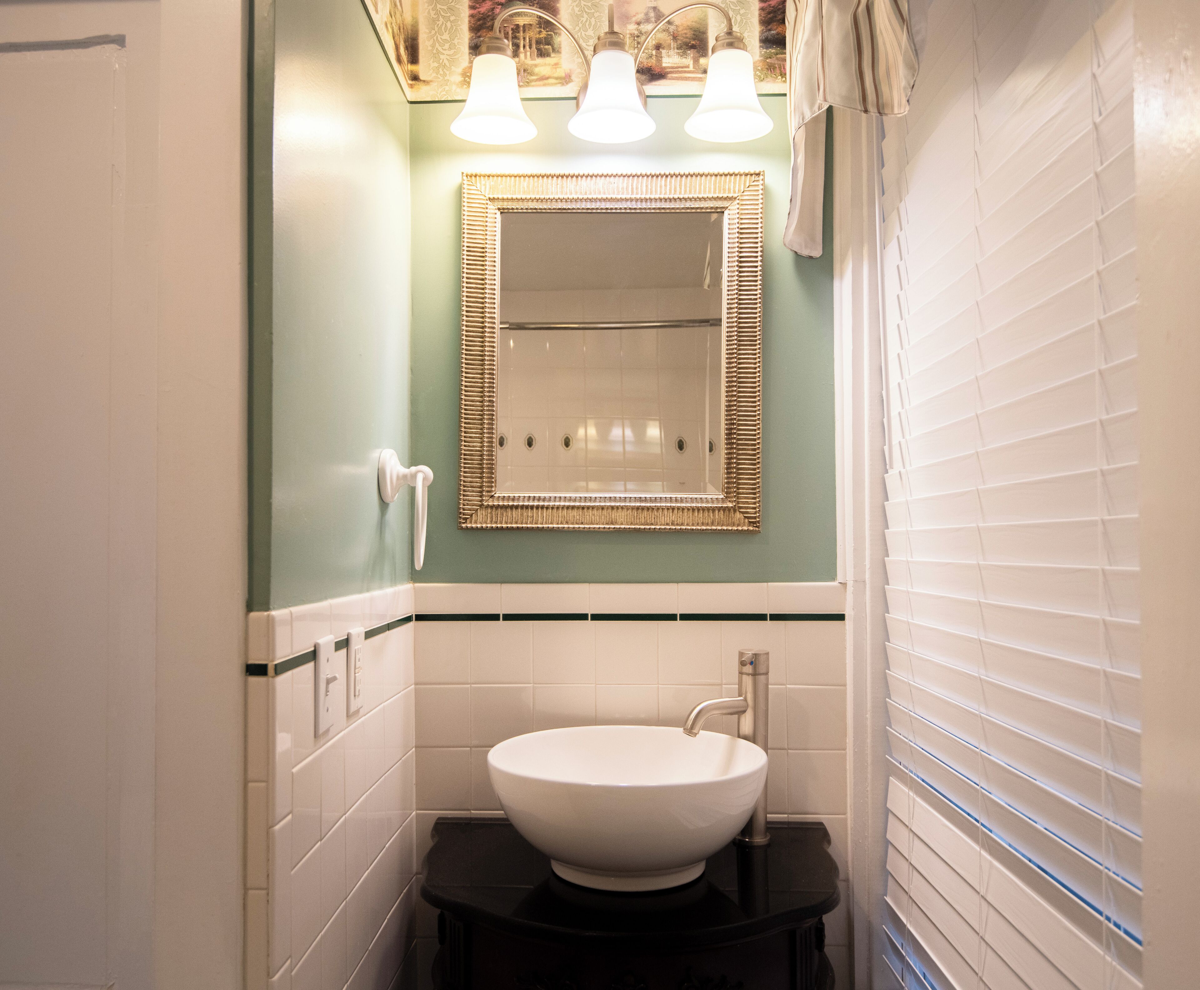 classic room, 1 king bed | bathroom | eco-friendly toiletries, hair dryer, towels