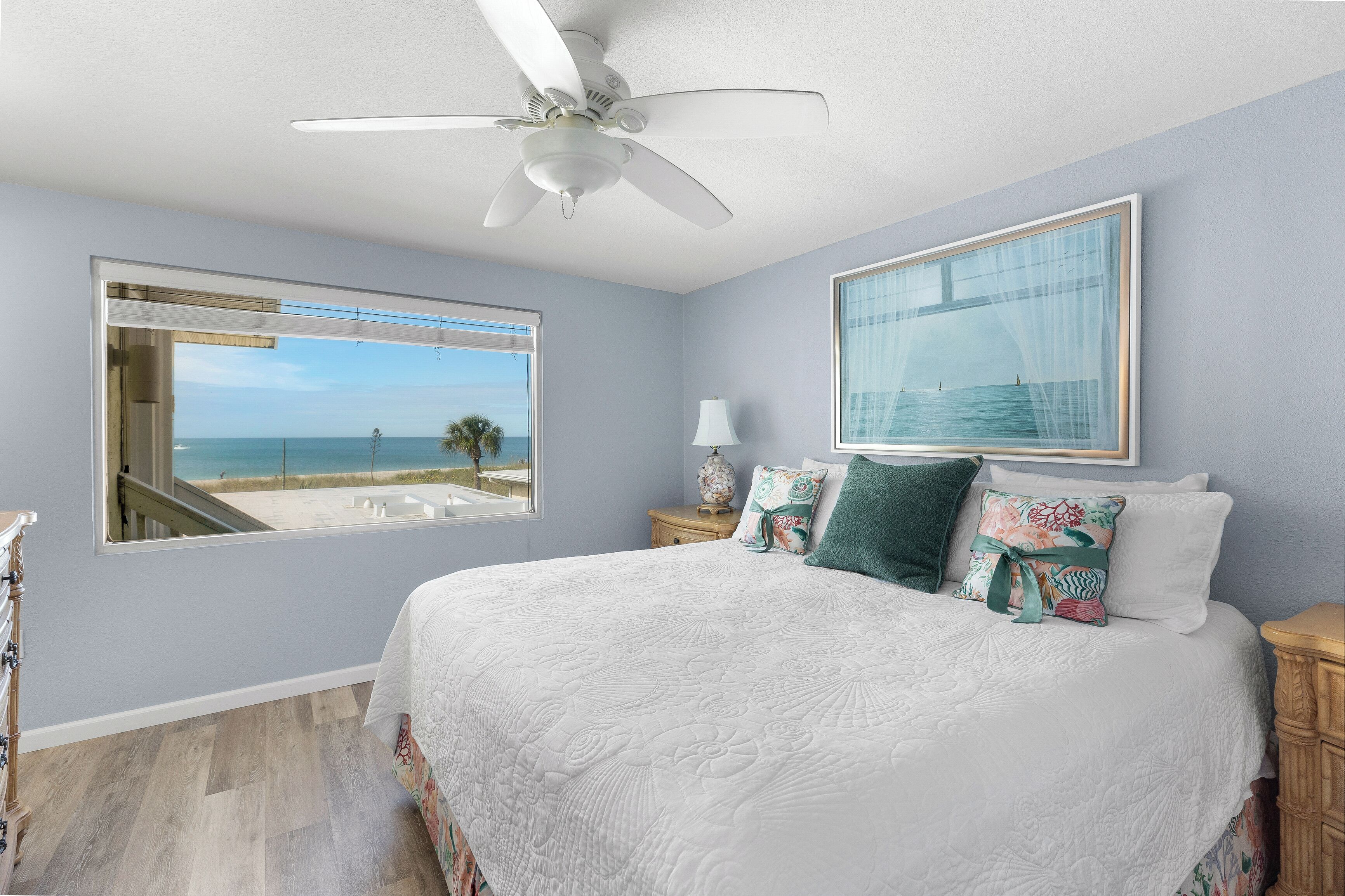 Beachside One Bedroom Suite | Premium bedding, pillowtop beds, individually decorated