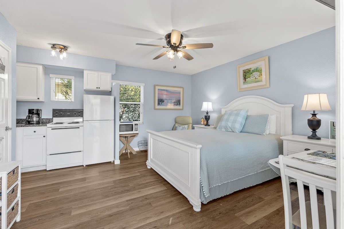 Premium bedding, pillowtop beds, individually decorated