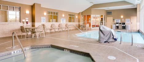 Indoor pool, outdoor pool