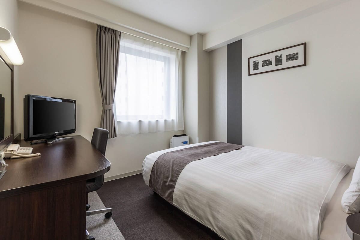 Kamer, 1 tweepersoonsbed, niet-roken | Een bureau, een laptopwerkplek, gratis wifi, beddengoed