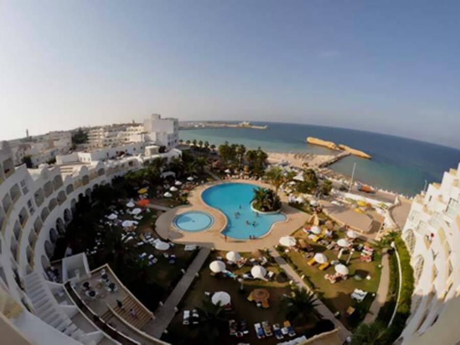 منظر من الجو على ارتفاع عالٍ