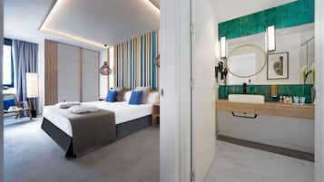 1 chambre, couette en duvet d'oie, minibar