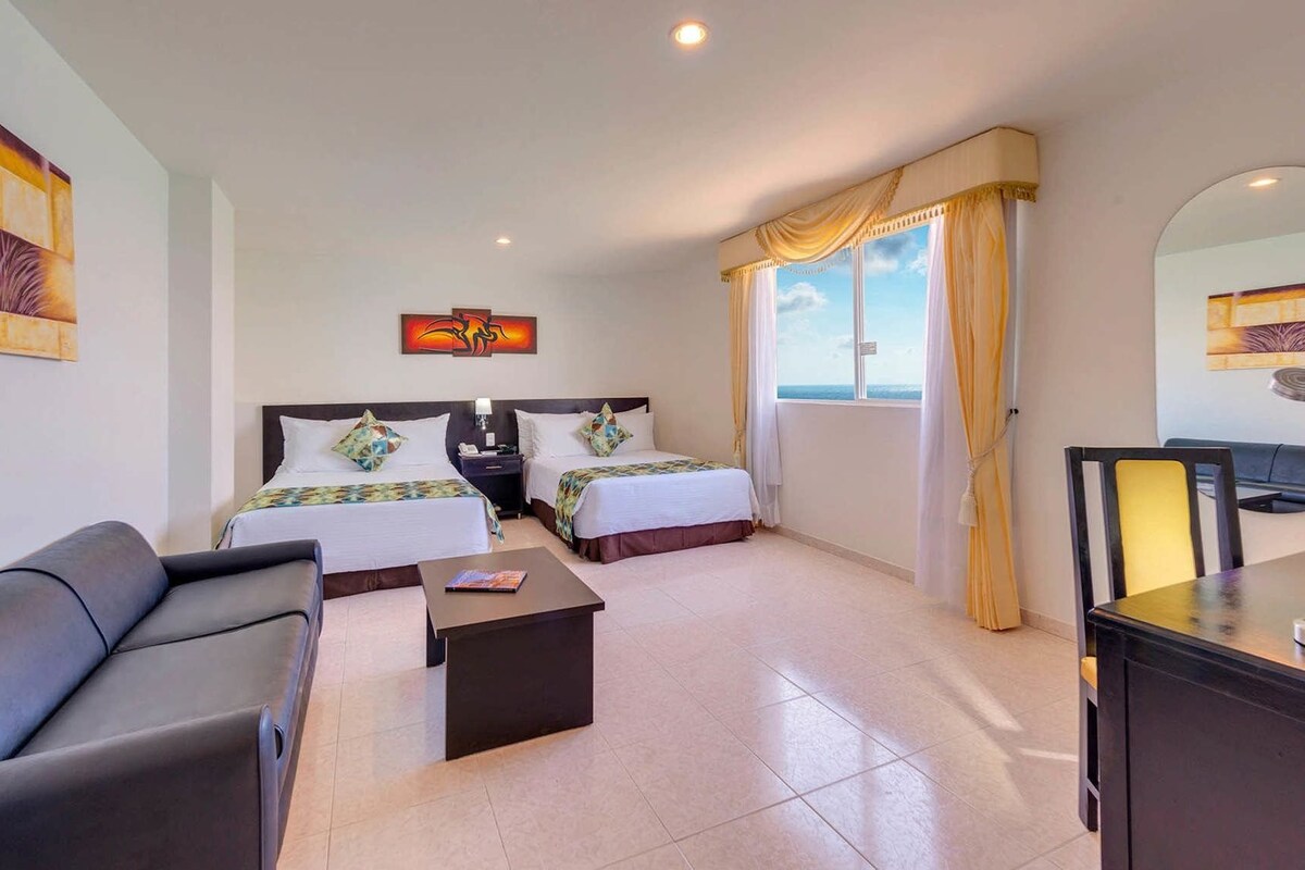 In-room safe, desk, WiFi (free), bed sheets