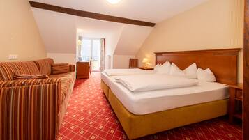 Tweepersoonskamer | Hypoallergeen beddengoed, een gratis minibar, een kluis op de kamer