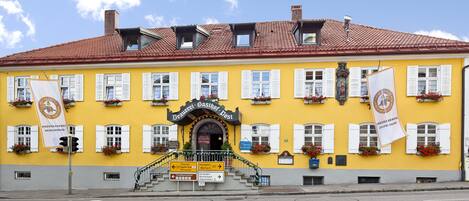 Majoituspaikan julkisivu