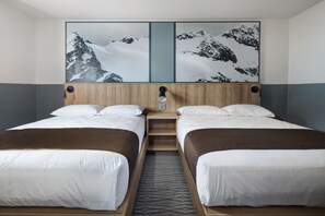 Standard Room, 2 Queen Beds | Blackout drapes, free WiFi, bed sheets - The Approach Hotel (Panorama)