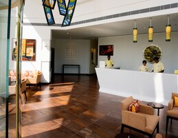 Sala de estar en el lobby