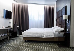 Standard Double Room | Premium bedding, minibar, in-room safe, desk