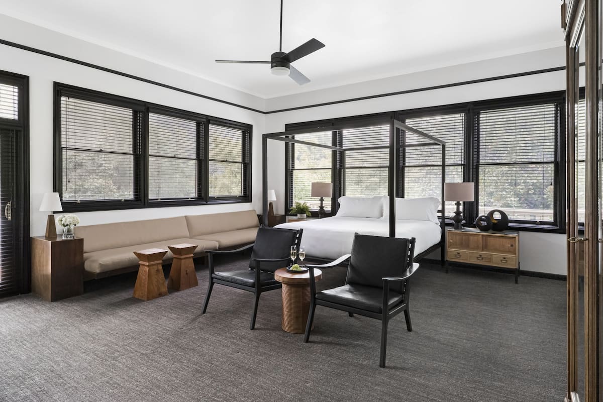 Gaige Suite | Premium bedding, pillow-top beds, in-room safe, blackout curtains