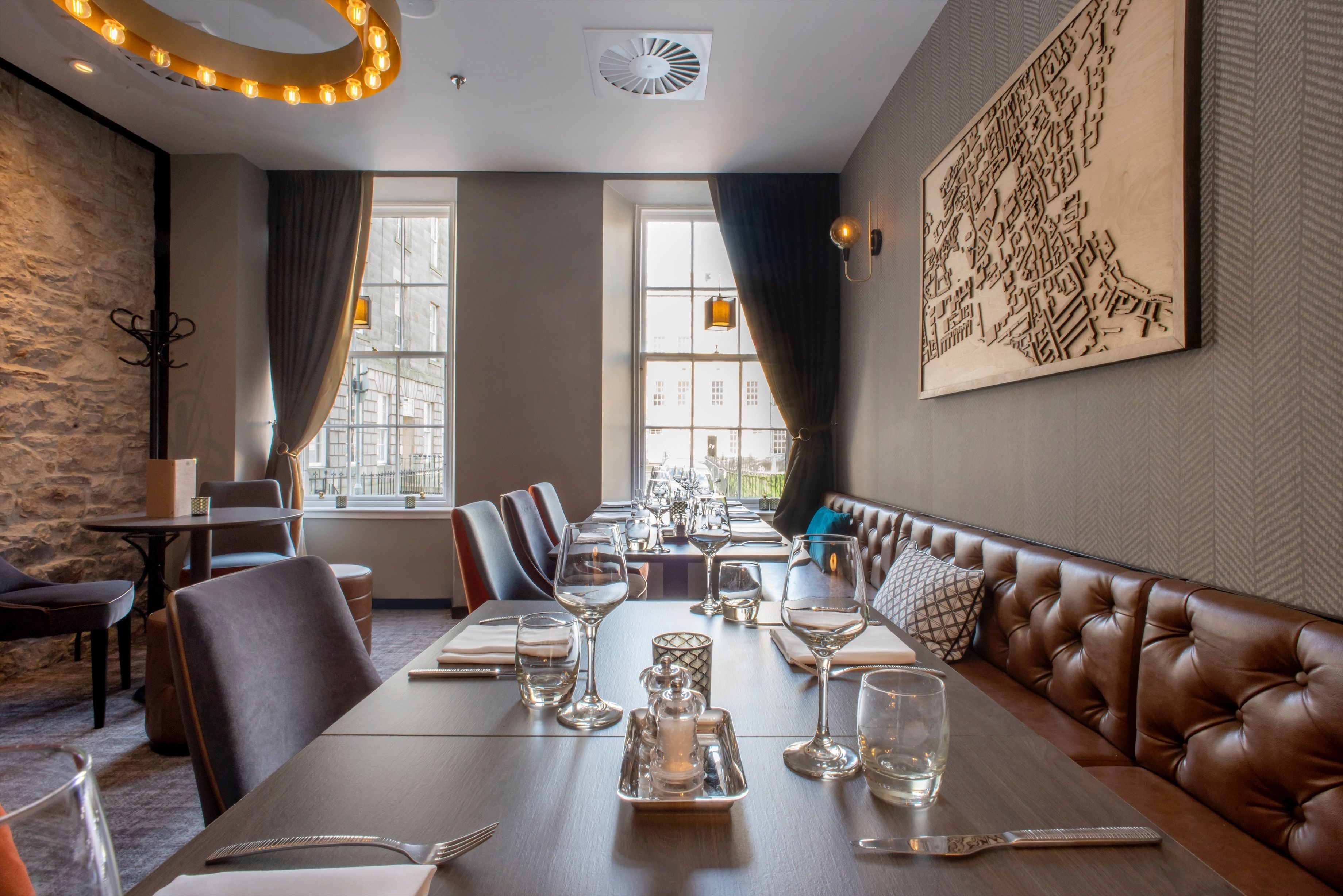 Breakfast and dinner served