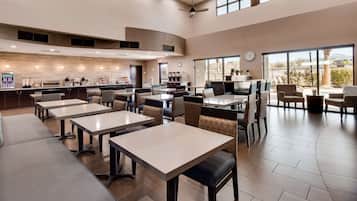 Free daily buffet breakfast