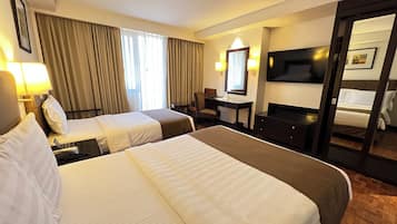 In-room safe, desk, blackout drapes, iron/ironing board