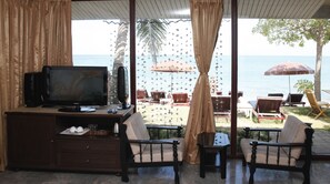 32-inch TV with satellite channels