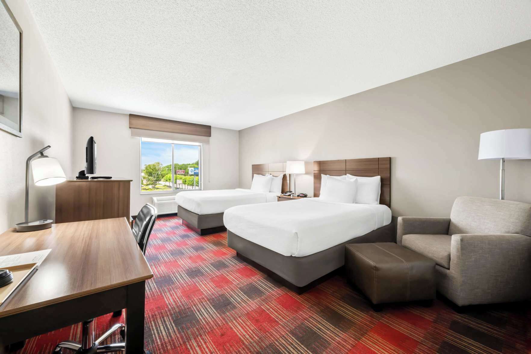 In-room safe, desk, iron/ironing board, rollaway beds