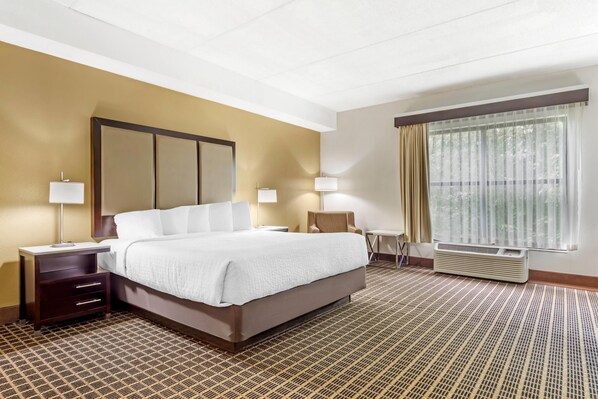 Bureau, espace de travail pour ordinateur portable, rideaux occultants