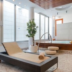 Sauna, hot tub, body treatments, hydrotherapy, aromatherapy, body wraps