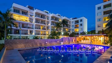 Front of property – evening/night