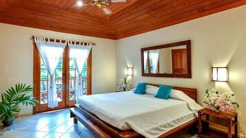 Standard Room, 1 King Bed, Patio, Ground Floor | Hypo-allergenic bedding, minibar, in-room safe, desk