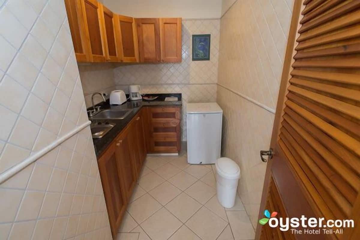 standard studio, kitchenette, garden view | private kitchenette | fridge