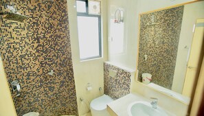 Luxury Deluxe | Bathroom | Shower, free toiletries, hair dryer