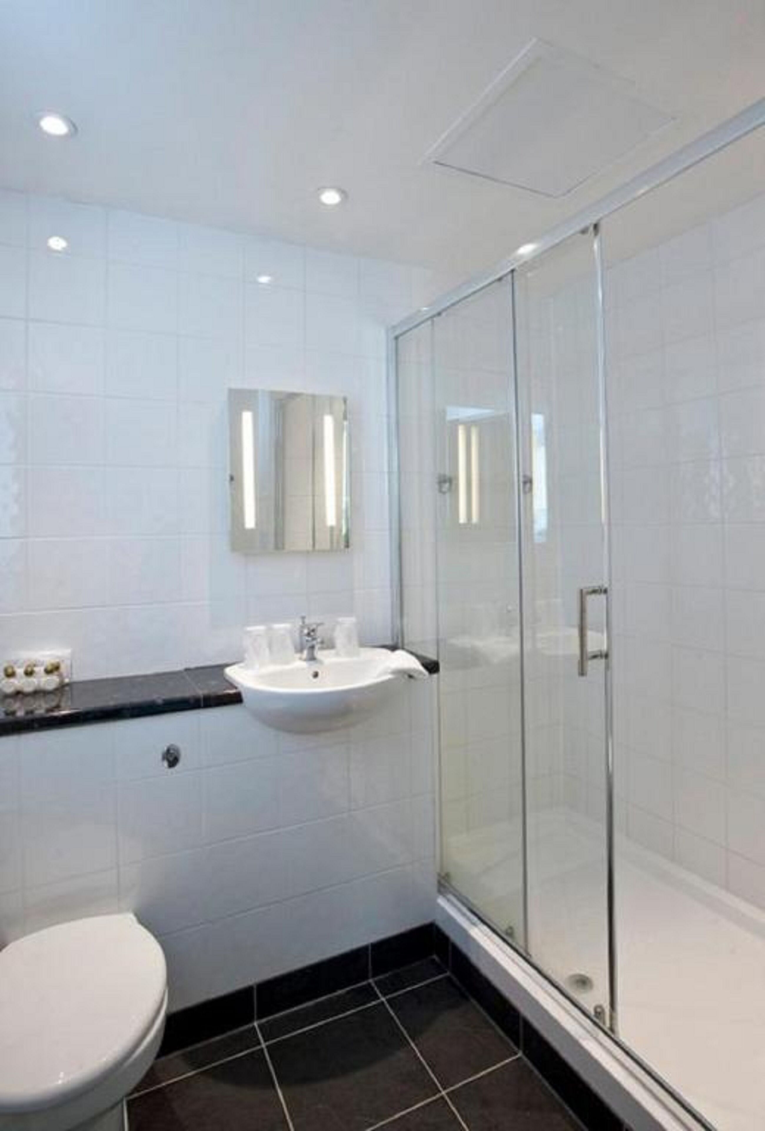 double room (not dog friendly) | bathroom | hair dryer, towels