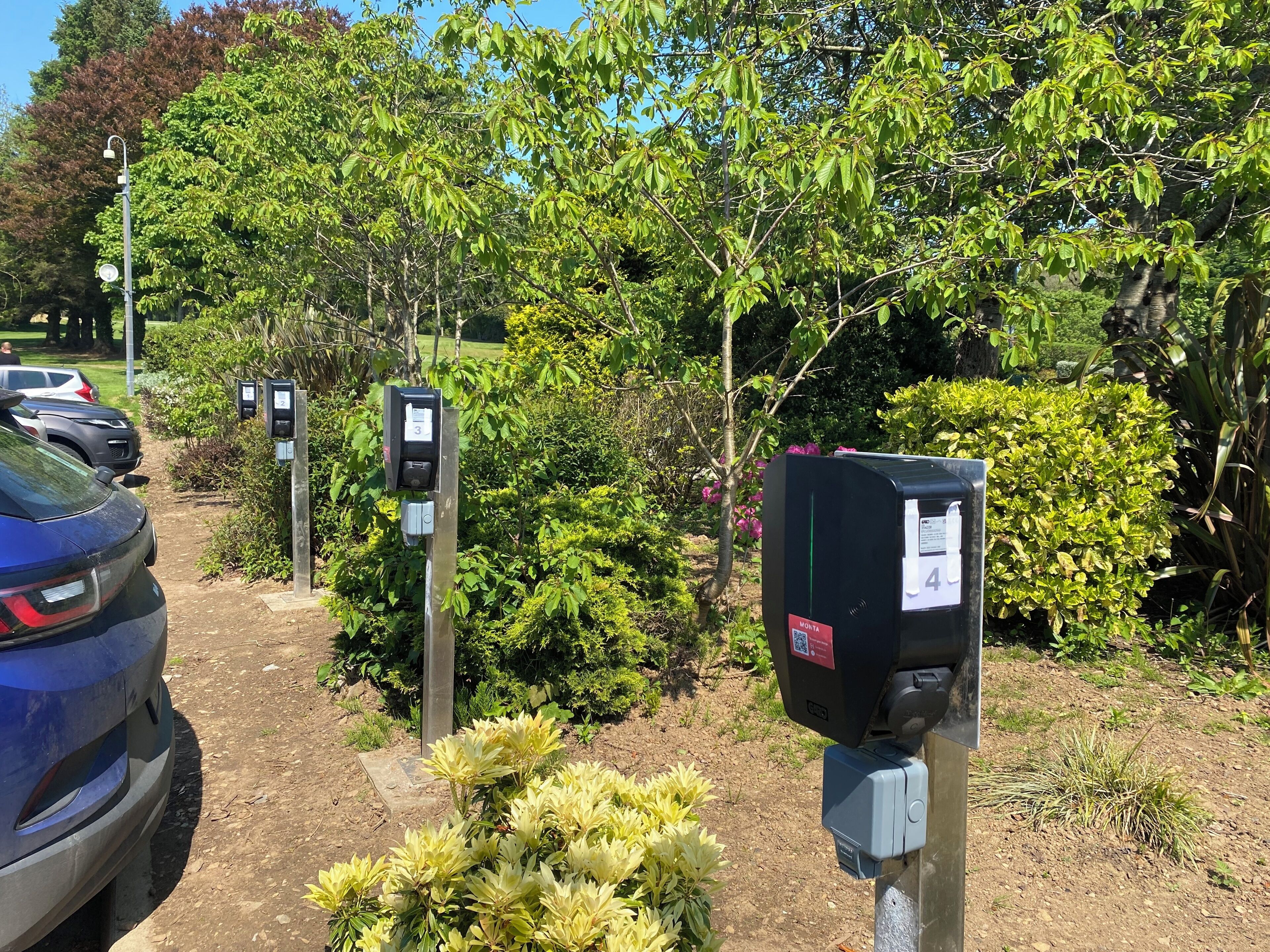 electric vehicle-charging station