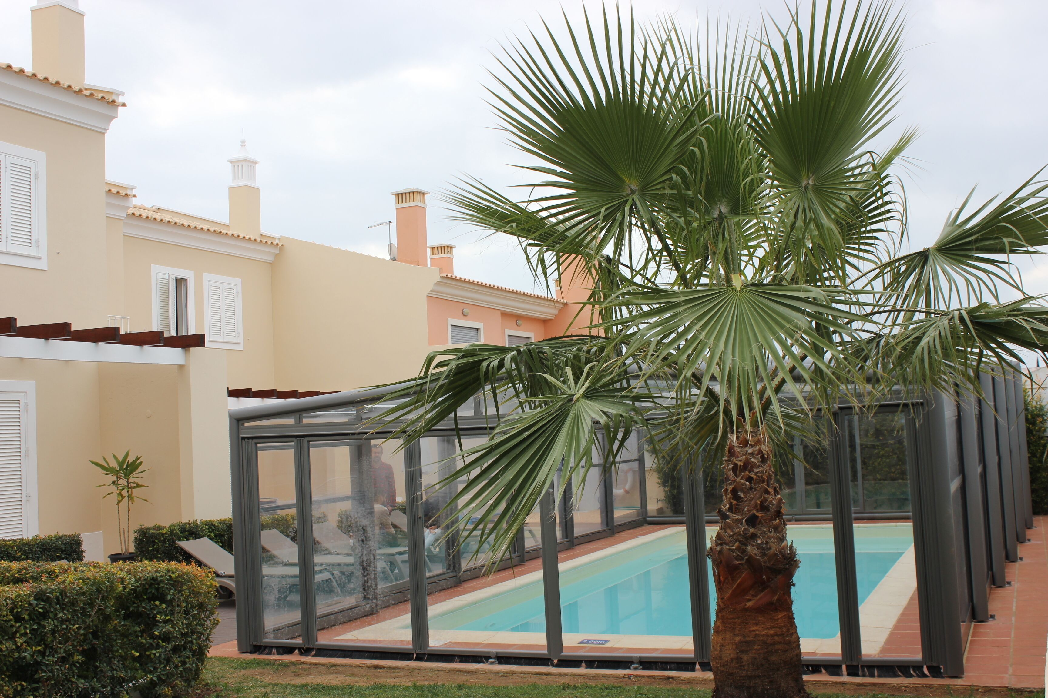 2 outdoor pools, pool umbrellas, pool loungers