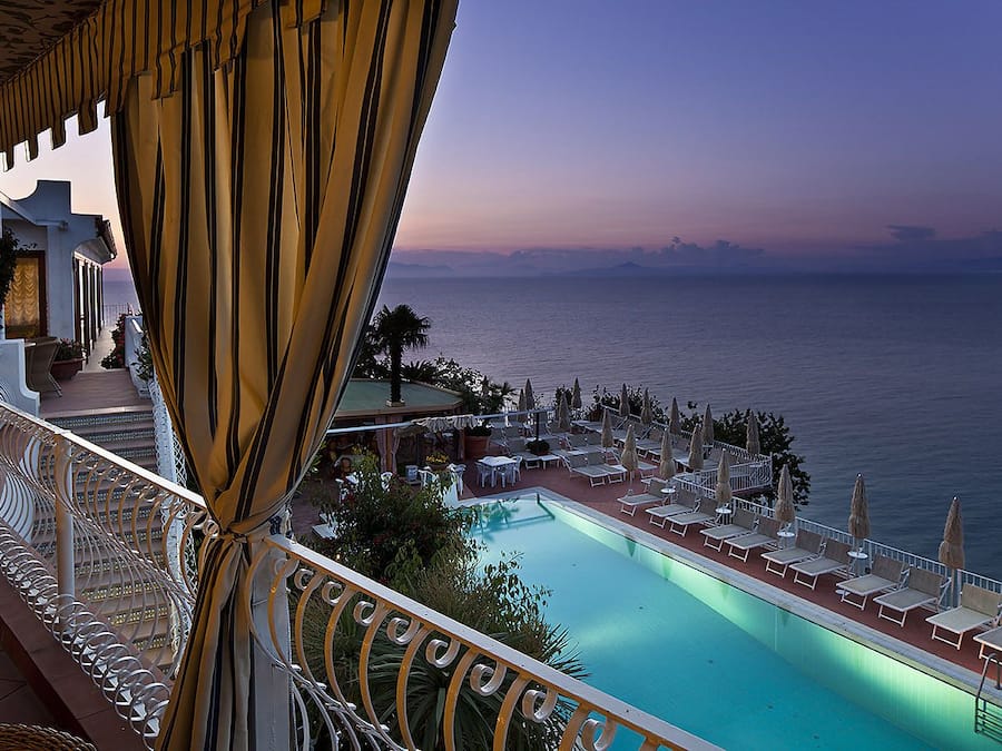 Uitzicht vanaf balkon