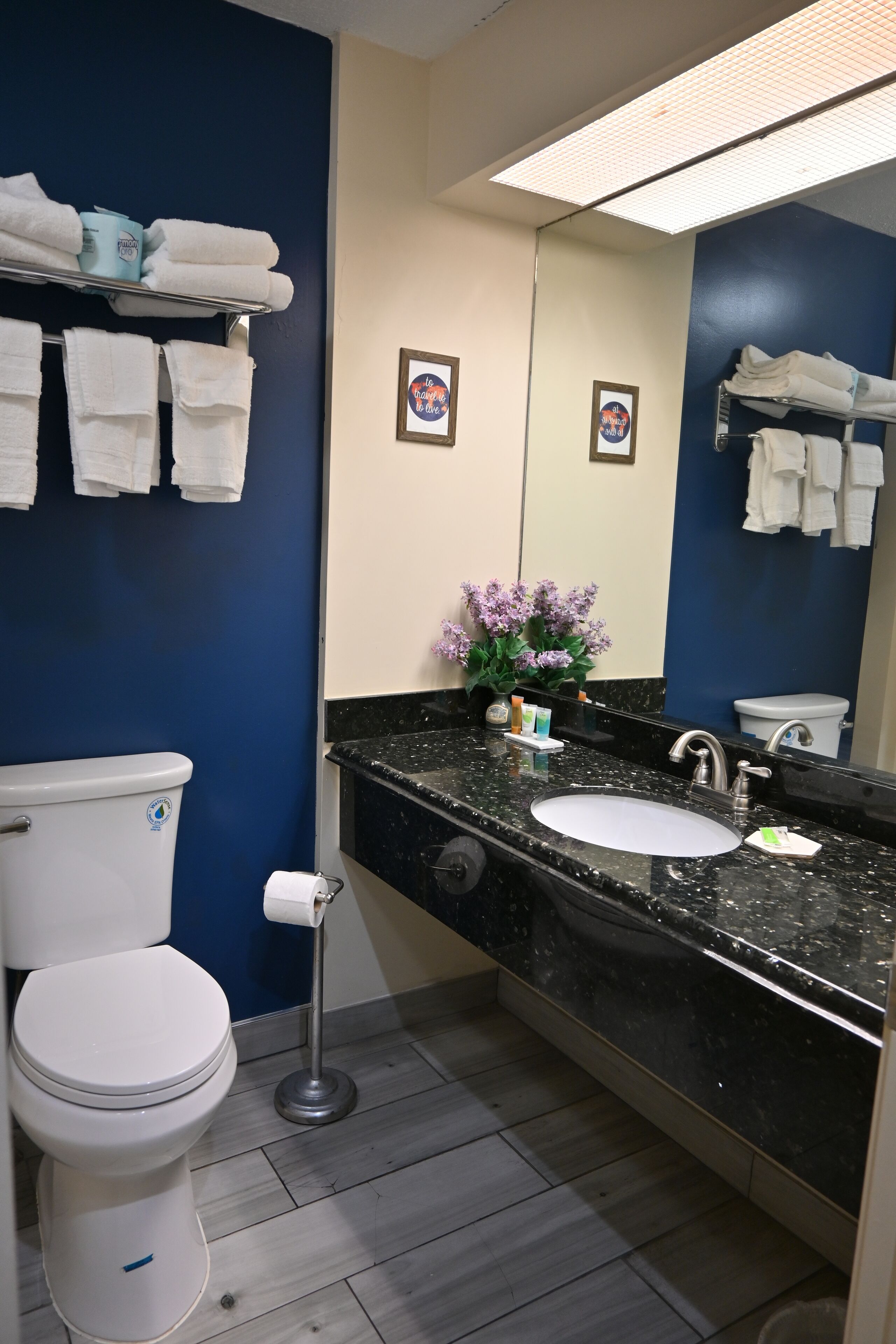 room, jetted tub | bathroom | combined shower/bathtub, free toiletries, hair dryer, towels