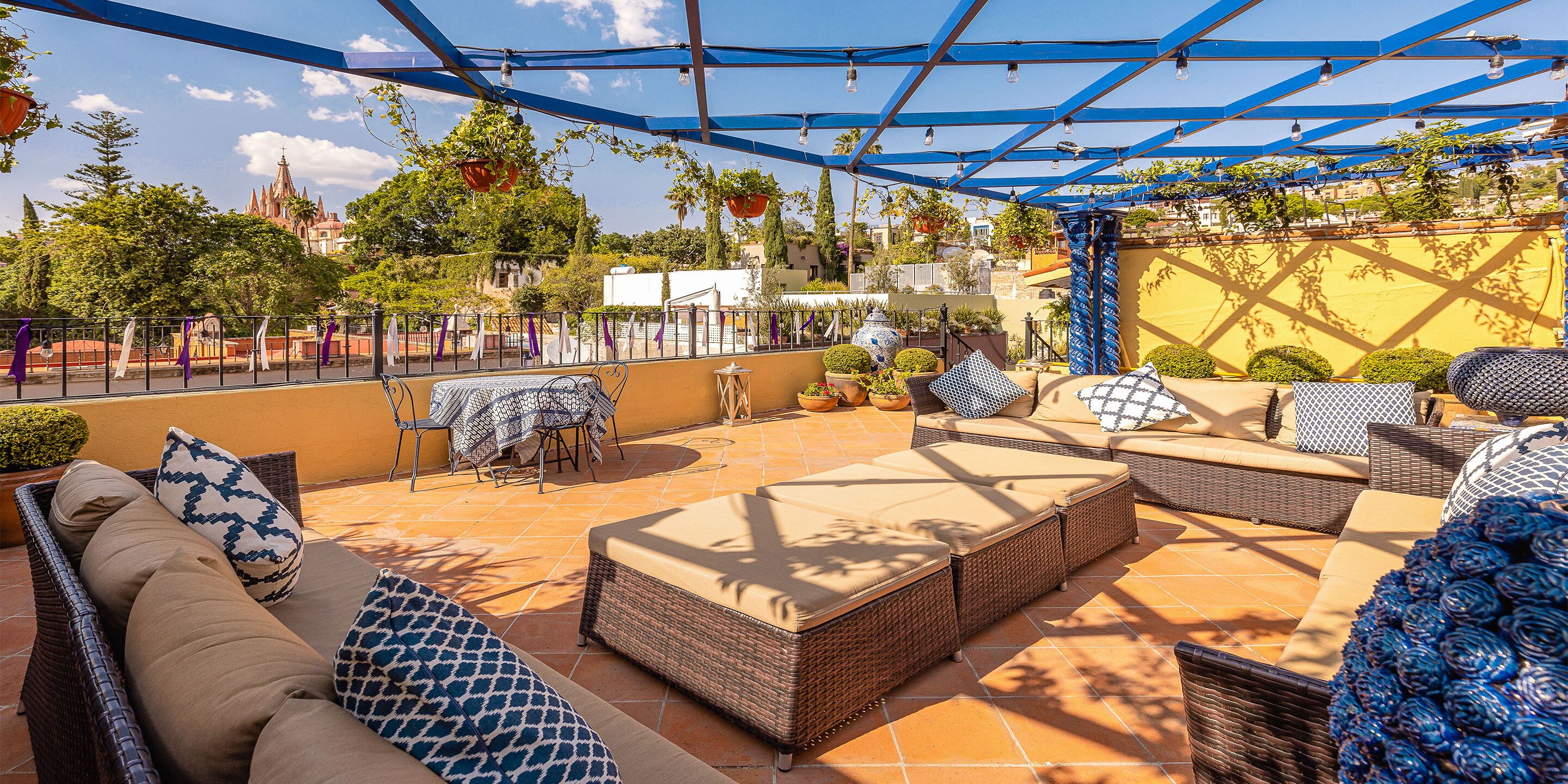 Terraza en la azotea