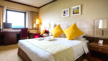 Standard Double Room, 1 Double Bed, City View | Down comforters, desk, blackout drapes, iron/ironing board