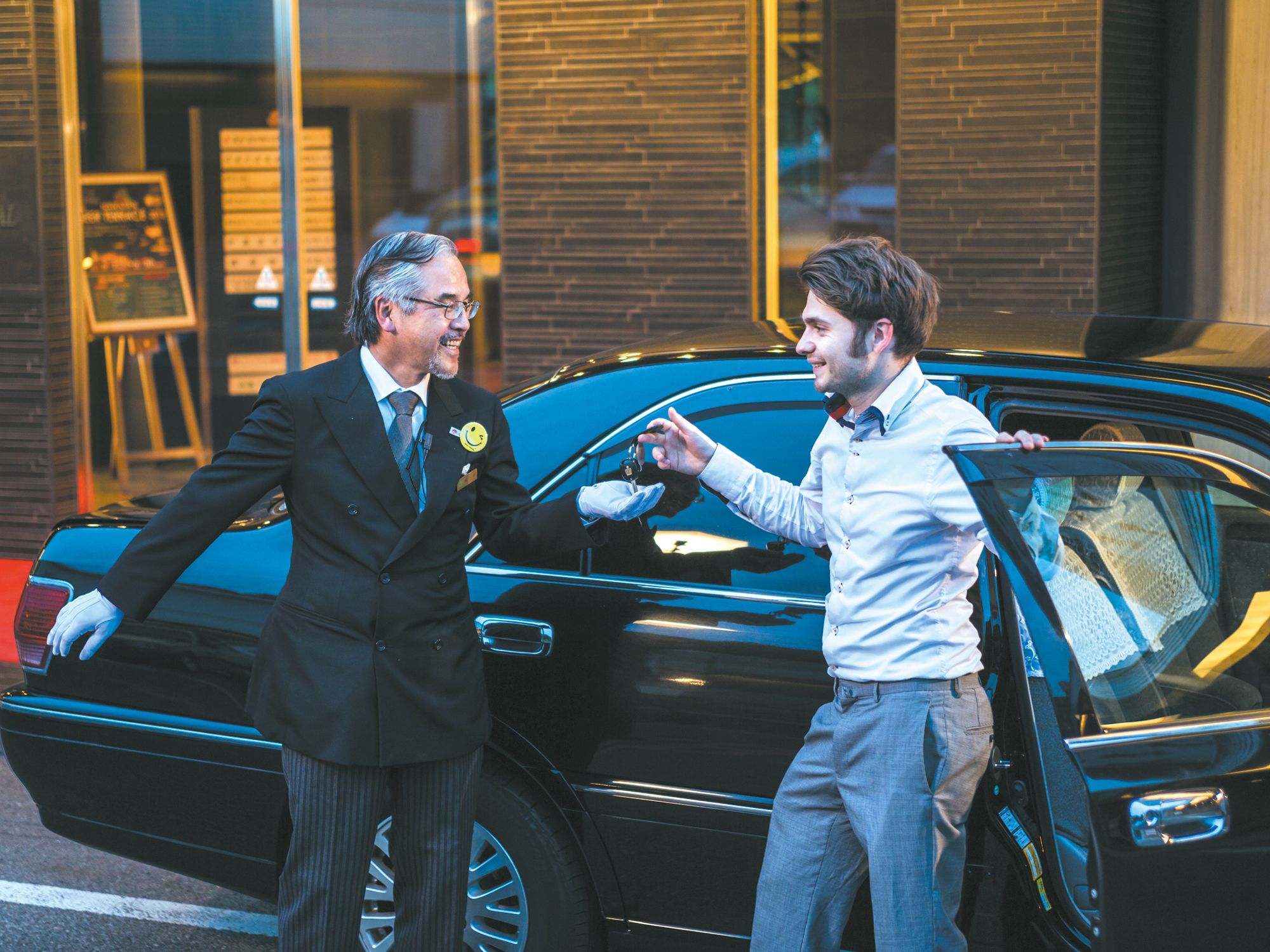 front of property – evening/night