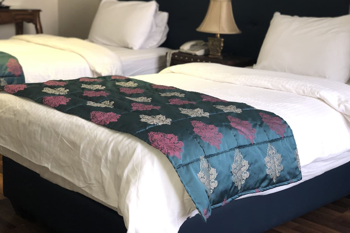 Suite | 2 bilik tidur, cadar kapas Mesir, peralatan tempat tidur premium