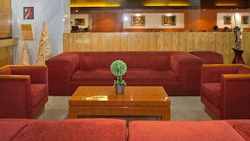 Sala de estar en el lobby