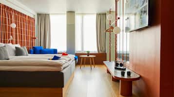 Huone, 1 parisänky (Hobo | Large) | Ylelliset vuodevaatteet, untuvapeitot, pimennysverhot