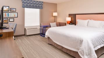 In-room safe, desk, laptop workspace, blackout drapes