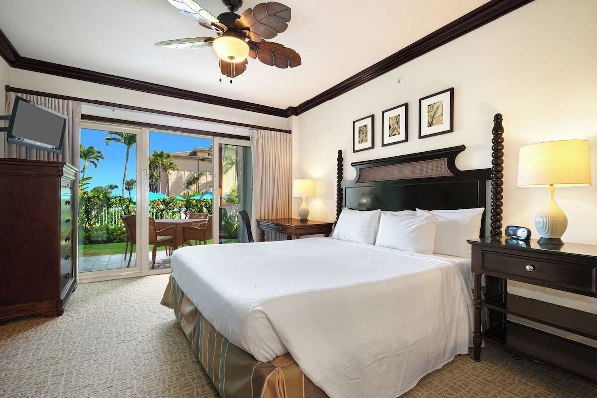 คอนโด, 2 ห้องนอน, วิวสวนหย่อม (3 Bath) | ตู้นิรภัยในห้องพัก, พื้นที่ทำงานแบบใช้แล็ปท็อป, ผ้าม่านกันแสง