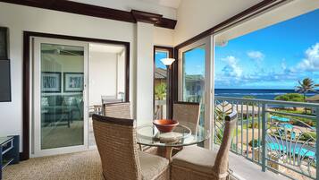 Condo, 2 Bedrooms, Ocean View (Unit B402, 3 Bath) | Terrace/patio