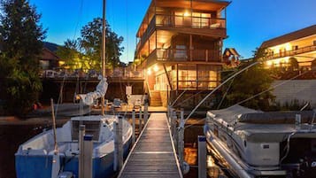 Private beach, kayaking, rowing