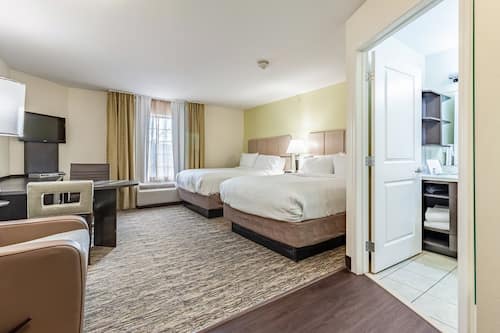 Premium bedding, memory foam beds, in-room safe, desk